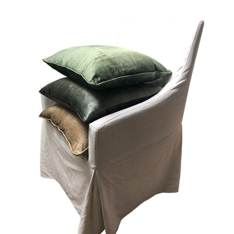 Cushion Cover Matt Velvet Deep Green