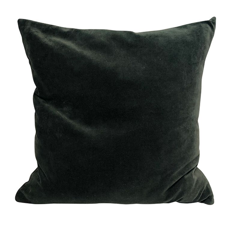 Cushion Cover Matt Velvet Deep Green