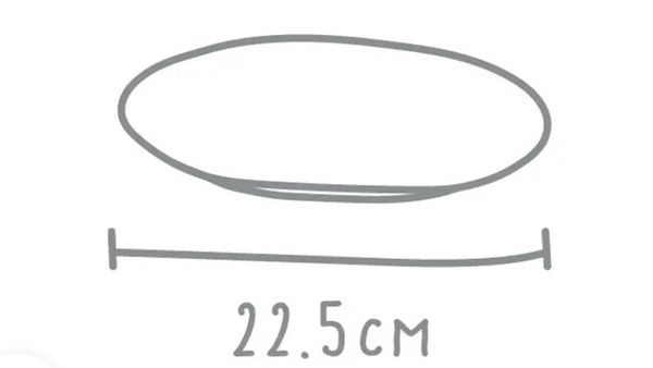 Side Plate Large Mix Pattern Duck Egg 