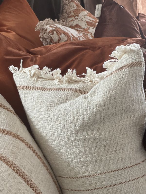 Cushion Cover Simplicity Air Burned Orange