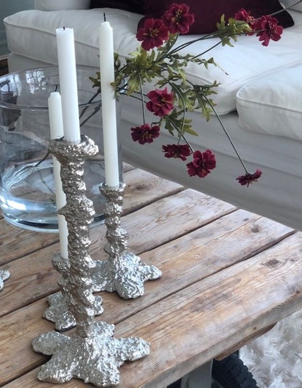 Art Candelholder Silver Small