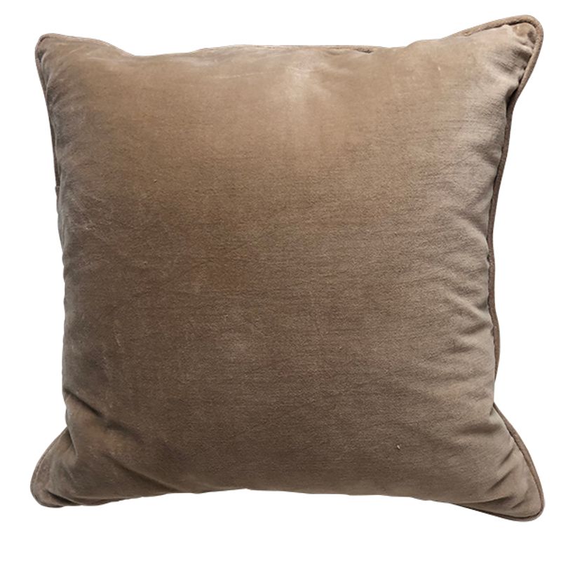 Cushion Cover Slub Velvet Sober Green